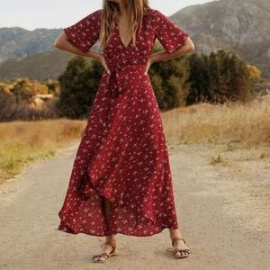 Christy Dawn Bluebell Wrap Dress